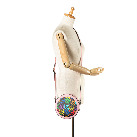 Pre-Loved Gucci GG Supreme Psychedelic Round Crossbody - Picture 9 of 10